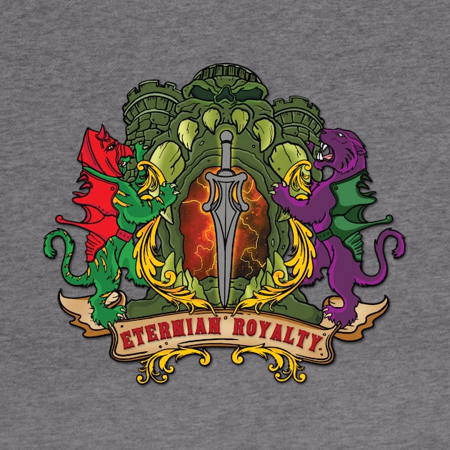 Red Text Variant- Eternian Royalty Crest by Eternian Royalty 